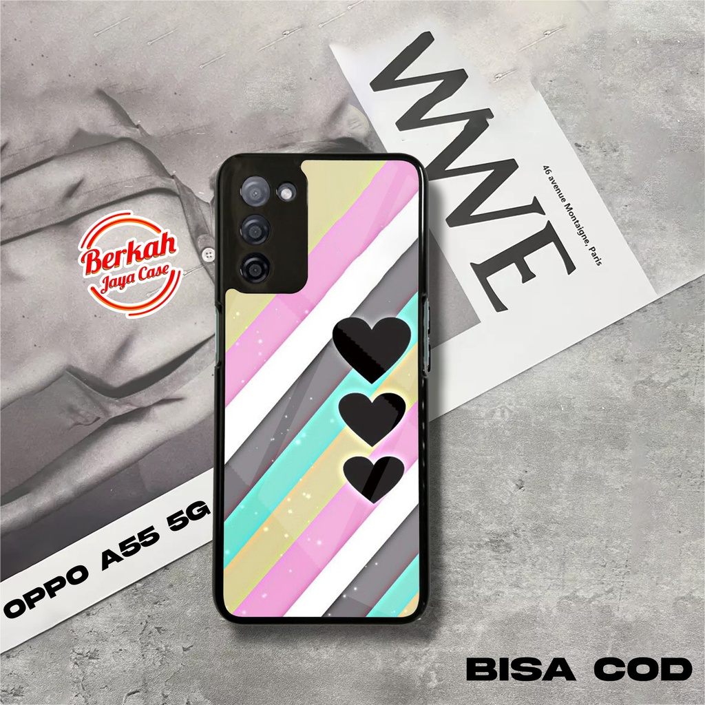 Case OPPO A55 5G Casing OPPO A55 5G case LOVE Case hp kondom hp case aesthetic case anime case karak