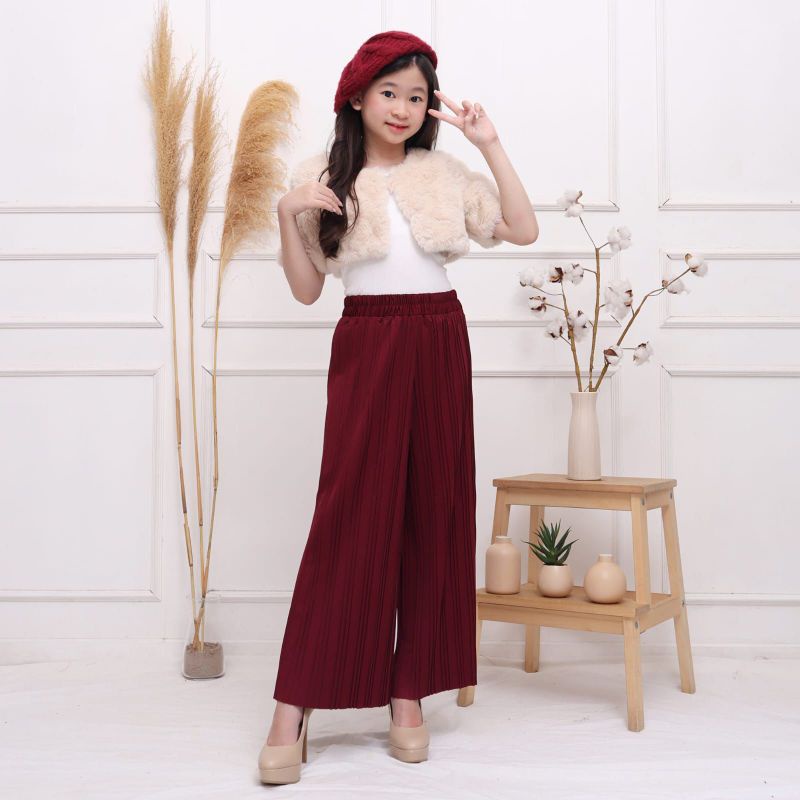 CELANA KULOT PLISKET ANAK 4-13 TAHUN // KULOT PLISKET TANGGUNG // PLISKET ANAK / KULOT PLISKET ANAK 