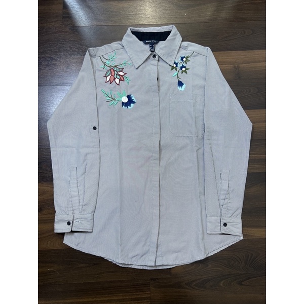 PRELOVED KEMEJA REMIX JEANS