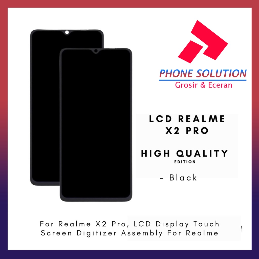 LCD Oppo Realme X2 PRO ORIGINAL 100% Fullset Touchscreen // Supplier LCD Realme - Garansi 1 Bulan