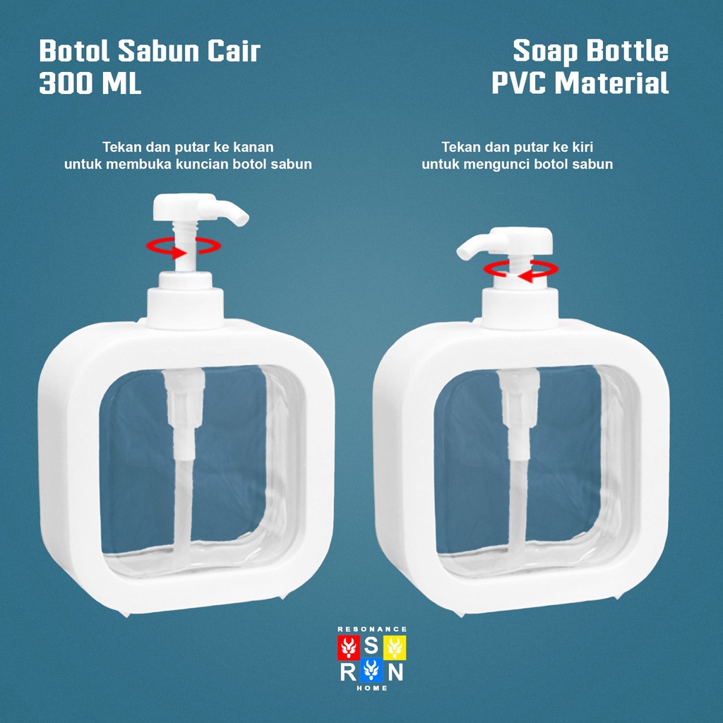 Botol Sabun 300 ML / Soap Bottle Resonance Home