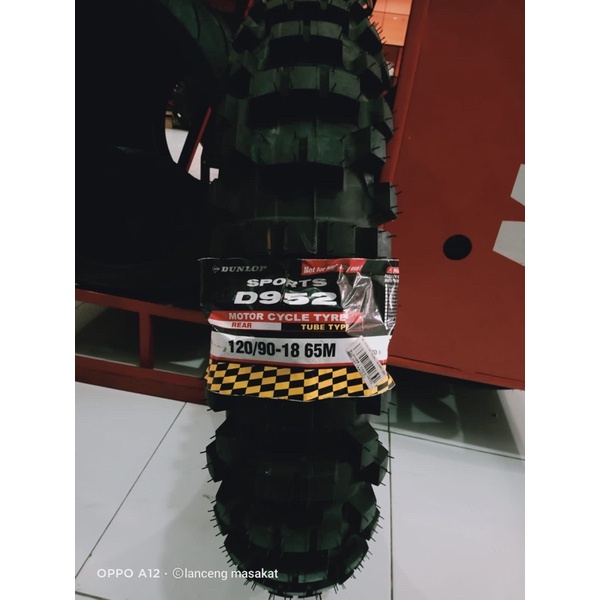 Ban Luar Cross Dunlop D952 120 - 90 - 18 -  Adventure - D 952 Trial 120 90 x 18 - KLX CRF KTM