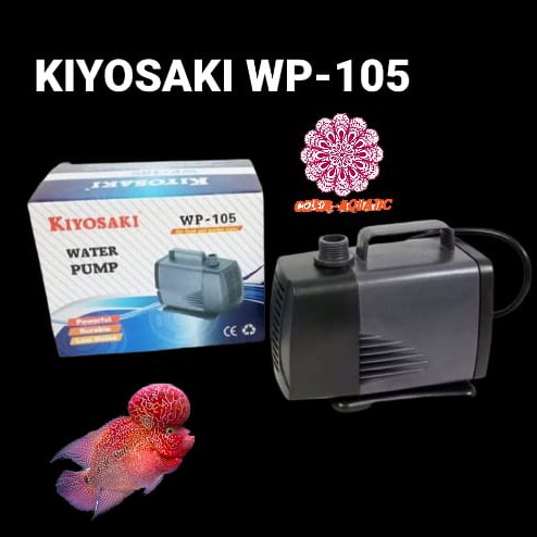 Pompa Celup Air Aquarium Kolam Ikan Kiyosaki Wp 105