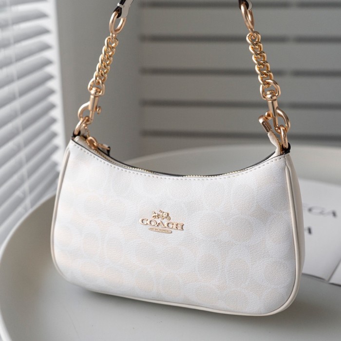 COC Crossbody Signature Brown Slingbag Women Fashion