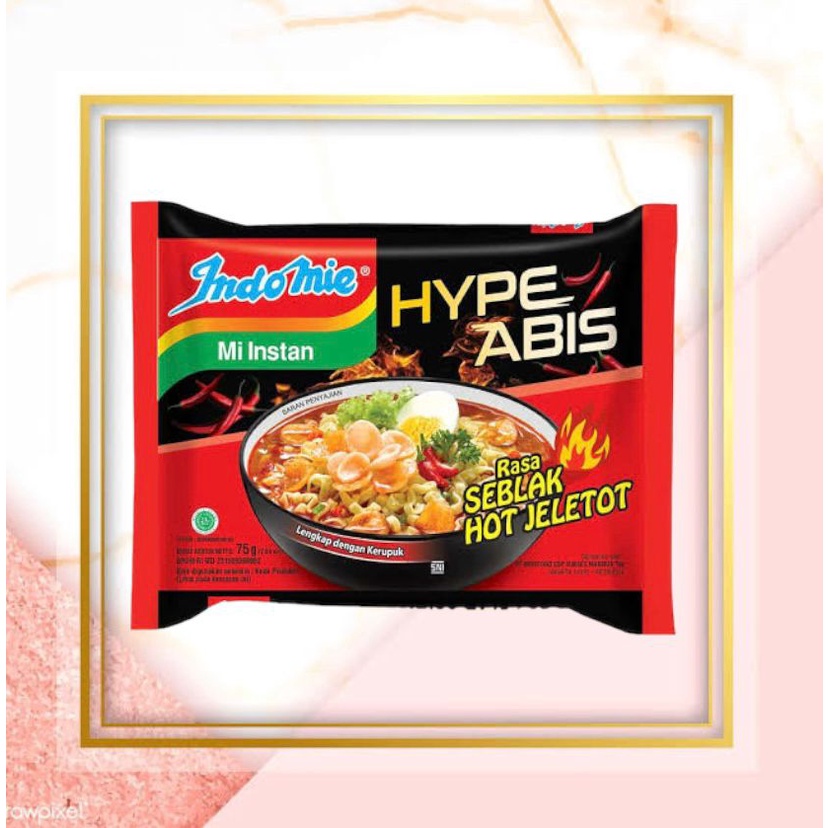 

Indomie Rasa Seblak Hot Jeletot