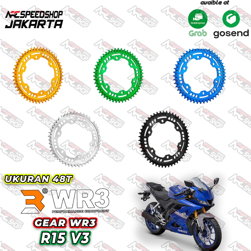 Gear Belakang WR3 Yamaha R15V3 - 46 Gear WR3