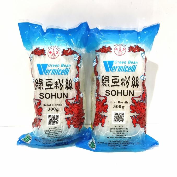 

paling diminati] Sohun Naga Green Bean Vermicelli 300 gr Soun Naga Kacang Hijau Riyueta