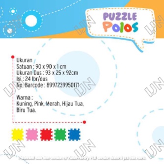 Puzzle Matras EVAMAT Polos 90x90 Eva Mat Playmat Bayi Evamats Anak Alas Lantai