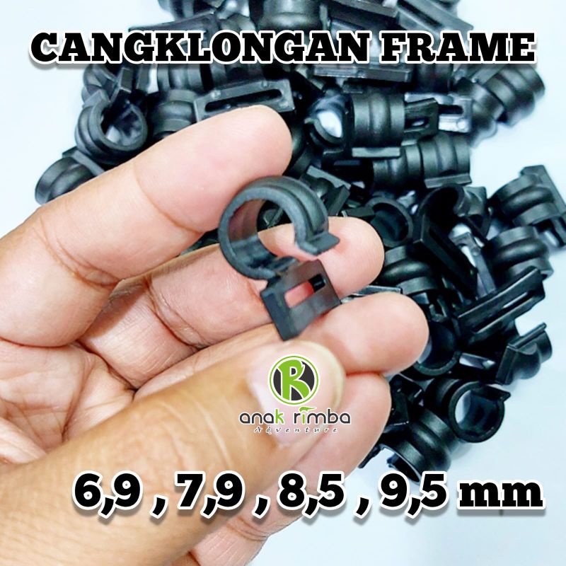 CANGKLONGAN FRAME TENDA DOME UKURAN 6,9 , 7,9 , 8,5 , 9,5  mm PENGAIT FRAME