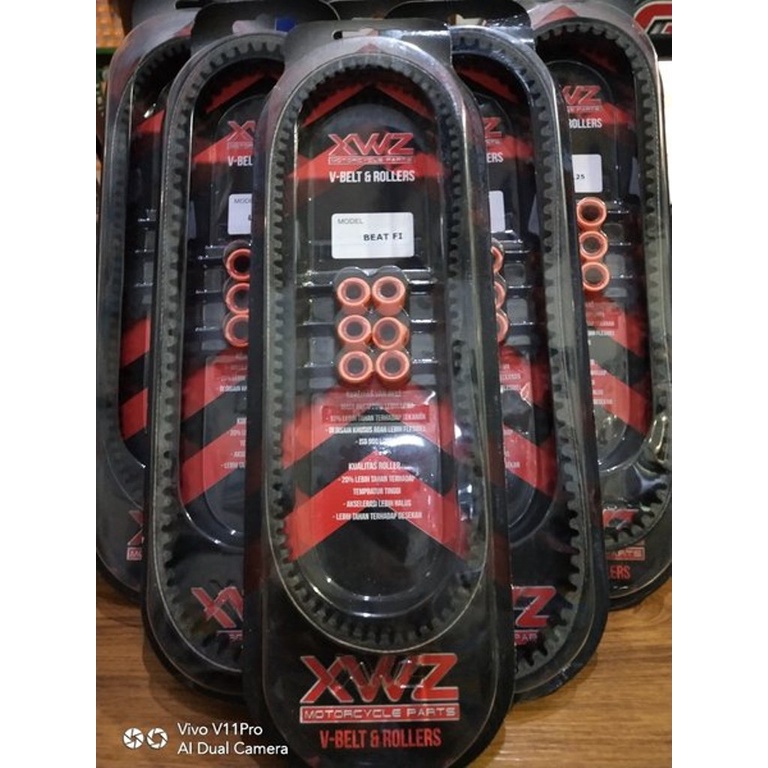 VANBEL VANBELT KIT BEAT FI SCOOPY FI VARIO 110 FI SPACY FI PLUS ROLLER HIGH QUALITY 23100-KZL-9310-M