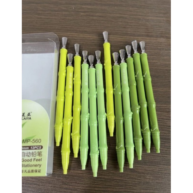 

Pensil Mekanik bentuk bambu 0.5mm / Mechanical Pencil 0.5mm