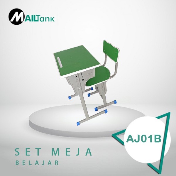 SET KURSI MEJA SEKOLAH LESSON LES MEJA BELAJAR TULIS MAILTANK AJ01