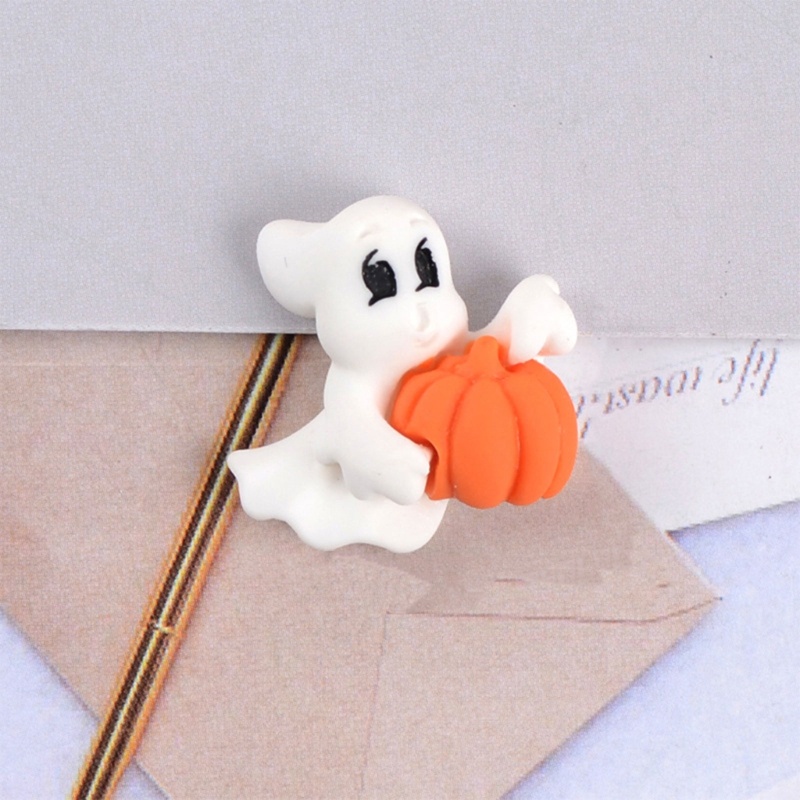 30 Pcs Push Pins Motif Kartun Bahan Resin Untuk Dekorasi Halloween