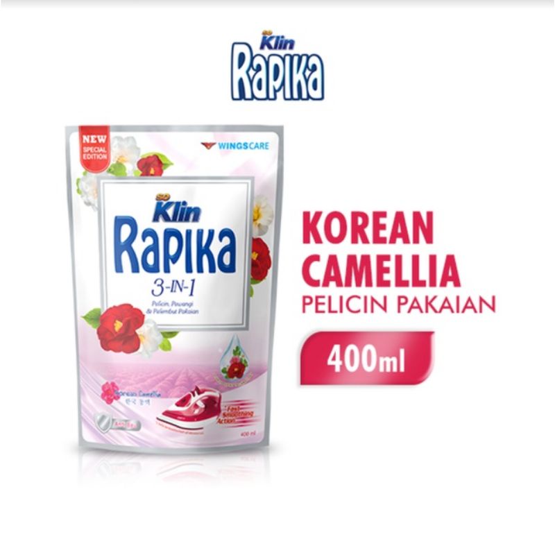 Rapika Biang Pelicin Pakaian 400ml/ So Klin Rapika 3 IN 1