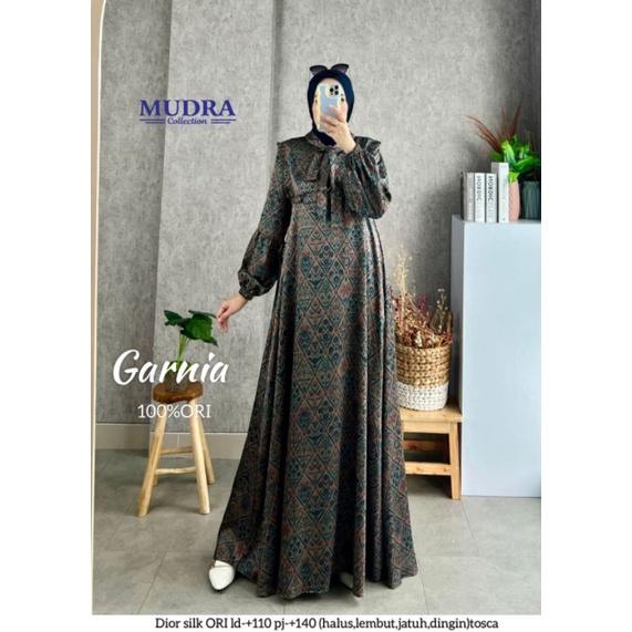Gamis Wanita Fashion Garnia Dress by Mudra