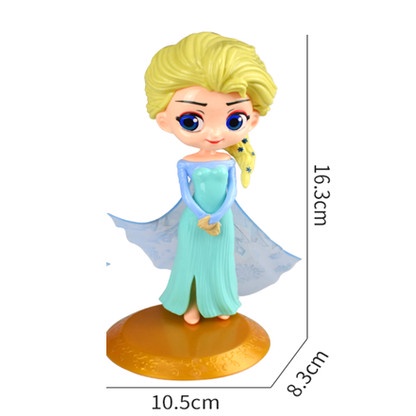 # HJ # Princess Pajangan Kue / Figure Princess  Belle Mermaid Elsa Frozen Snow WhiteHiasan Kue / Figure Pajangan Topper Kue Ulang Tahun