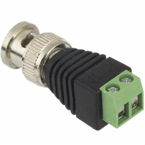 Cheaper-Konektor Jack BNC UTP Male Connector Jack BNC+Baut / Jack BNC Adapter to Terminal DC for CCTV