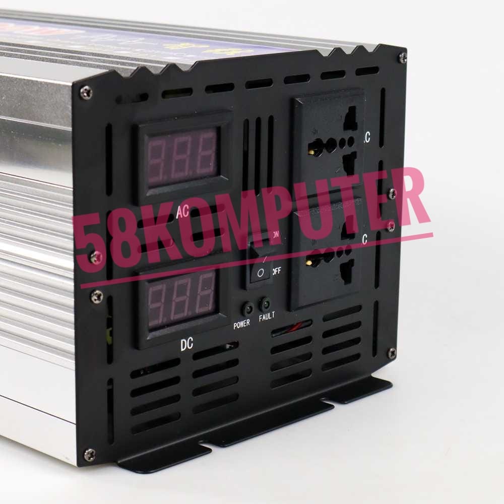 Power Inverter Pure Sine Wave PSW DC 12V/24V To AC 220V 6000W Power Inverter Pure Sine Wave PSW Mengubah arus DC ke AC Power DC 12V/24V To AC 220V 6000W Inverter DC ke AC