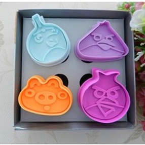 Set Cetakan Kue Kering Fondant Roti Cookies Cutter Aneka Bentuk Plunger Cutter Fondant Isi 4 Cetakan Cookies Aneka Bentuk Lucu Cetakan Kue Kering Cetakan Ucapan Bahan Plastik