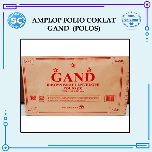 

Amplop Folio Coklat Gand ( 240 X 345 mm )