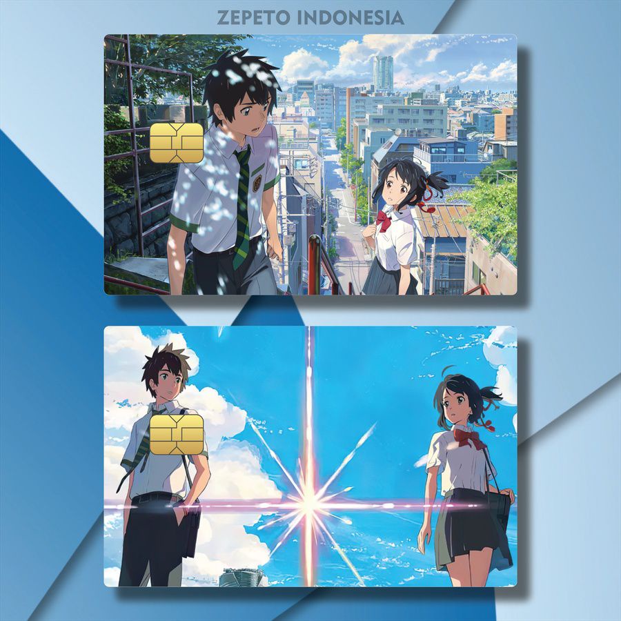 21-40 SKIN CARD KIMI NO NA WA TVRGT/YG9YU/ SKIN KARTU ANIME MIKI OKUDERA KIMI NO NA WA / COVER KTP P