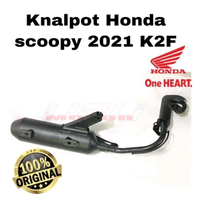 knalpot Kenalpot Honda scoopy 2021 K2F asli Original second