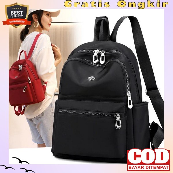 Tas Sekolah Aesthetic Tebal Original Import Kecil Hitam Terkini Anak Mini Sd Keren Ransel Perempuan 