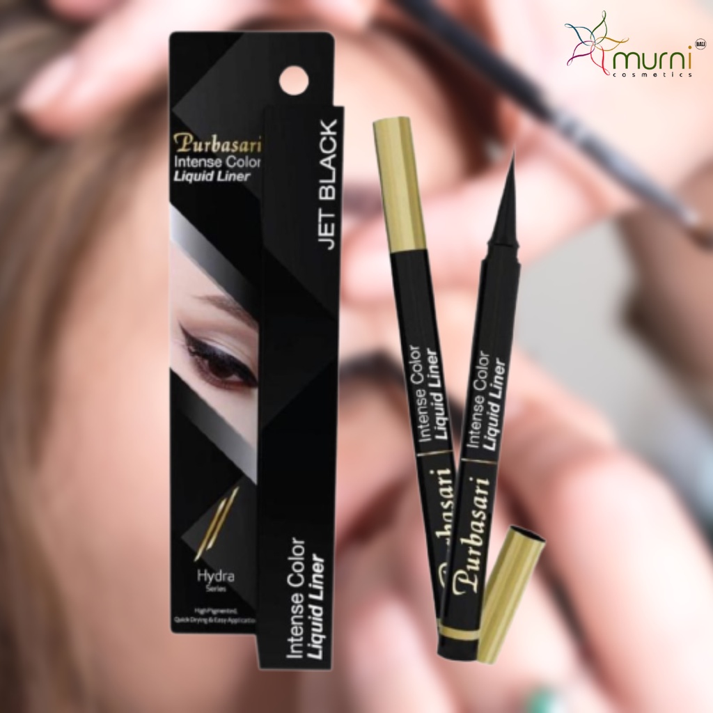 PURBASARI HYDRA SERIED INTENSE COLOR LIQUID LINER JET BLACK 1ML