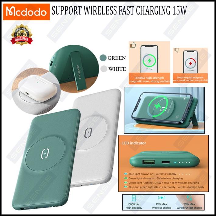 Pb Power Bank Mcdodo Wireless Fast Charging 10000 Mah 15W Original