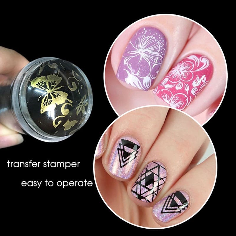 2pcs/set Nail Art stamper Original for French Tip Nail Art