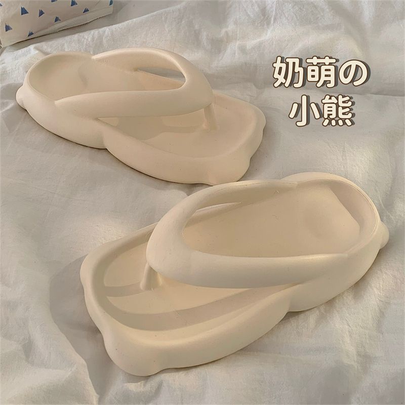 Desain Khusus Sandal Jepit Telinga Beruang Lucu Dan Sandal Untuk Wanita Untuk Memakai Deodoran Eva B