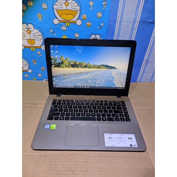 Laptop notebook netbok bekas Asus A442U core i5 generasi 8 NVIDIA 930mx