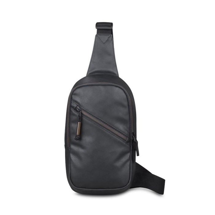 PROMO BISA COD TAS SELEMPANG PRIA Tas Selempang Bodypack Work Weston 2.0 Cross - Grey 3L ANTI AIR OR