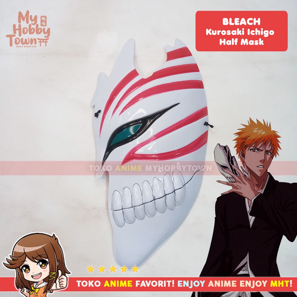 Bleach Kurosaki Ichigo Half Mask (Topeng)