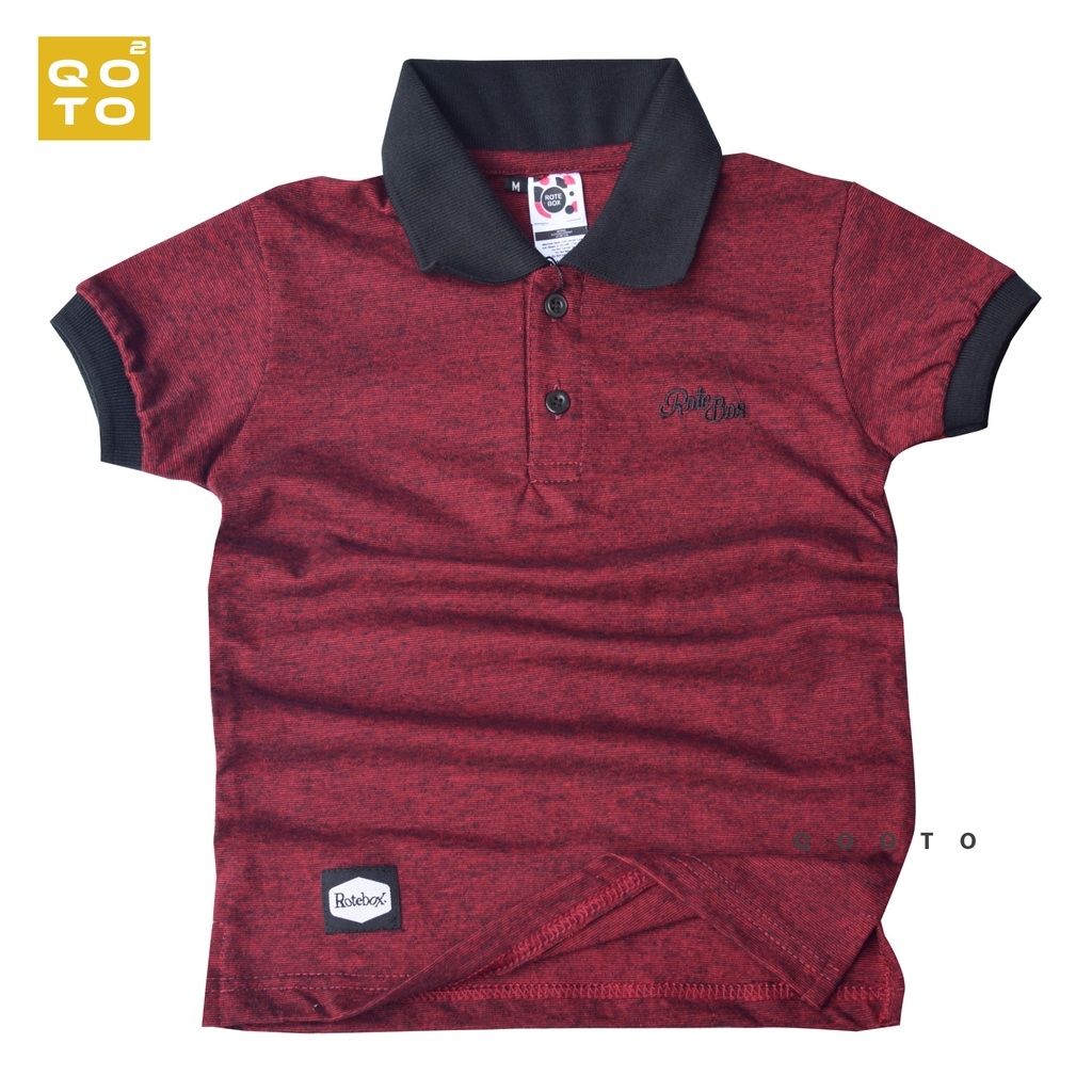 Rotebox Baju Anak Kerah Polo Umur 1-12 Tahun