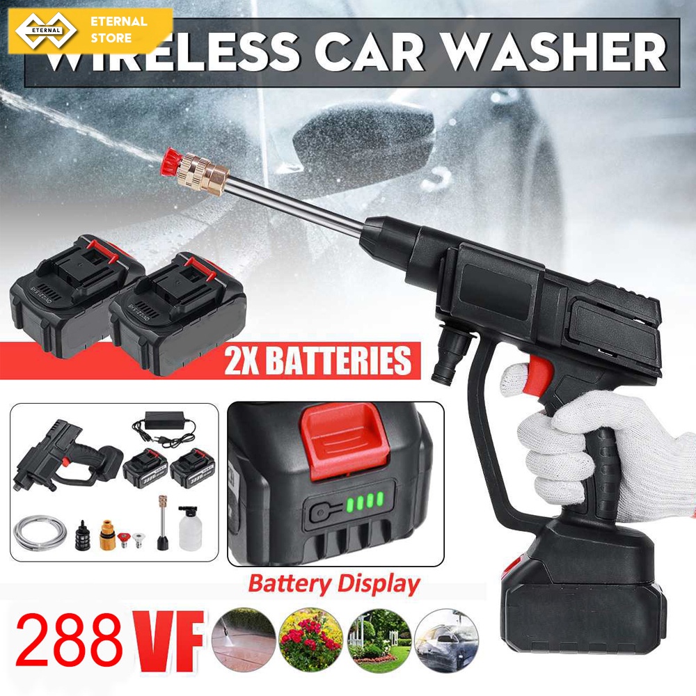 Mesin Cuci Steam Motor Mobil Baterai 21 Volt/ 28 Volt / 48 Volt Cordless Jet Cleaner High Quality Full Accessories