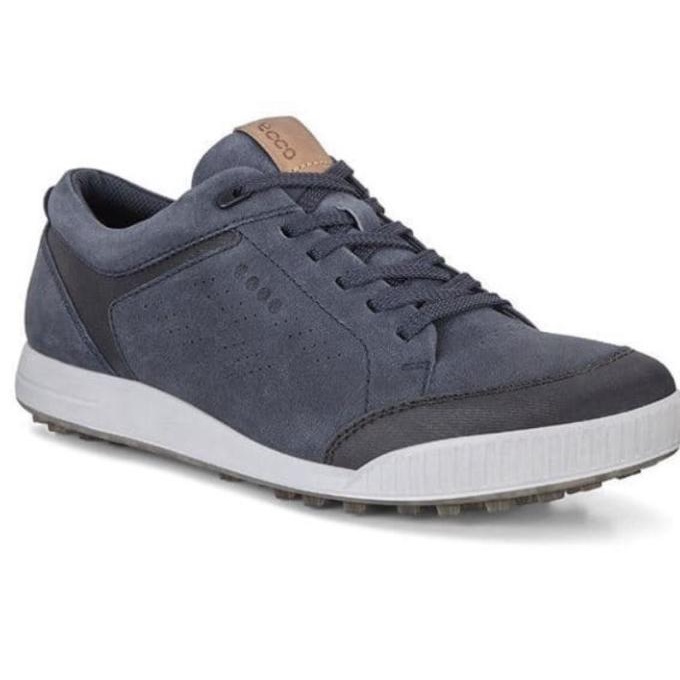Sepatu golf Ecco Men golf street retro 2.0 Navy original