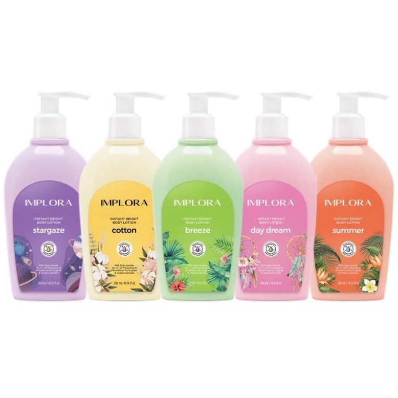 ❤ RATU ❤ Implora Insta Bright Body Lotion 300ml | Stargaze | Summer | Breeze | Day Dream | Cotton | Dazzling