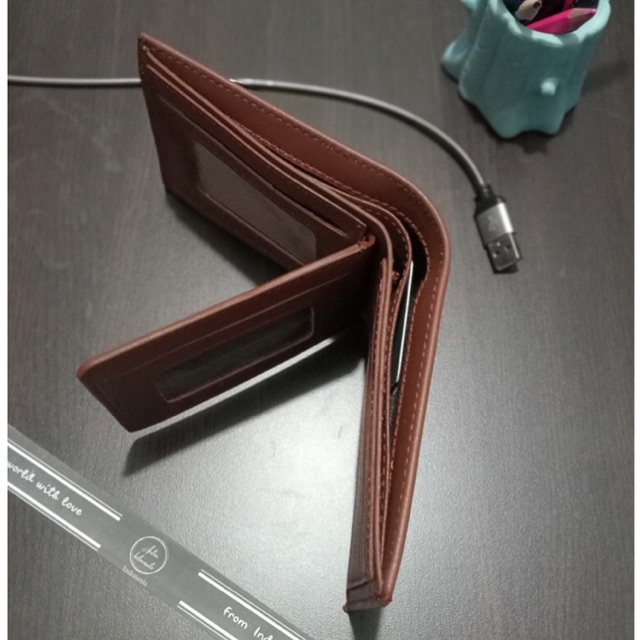 Dompet lipat pria kulit sintetis lokal colombo tebal dan lentur #dompet #dompetpria #dompetpria