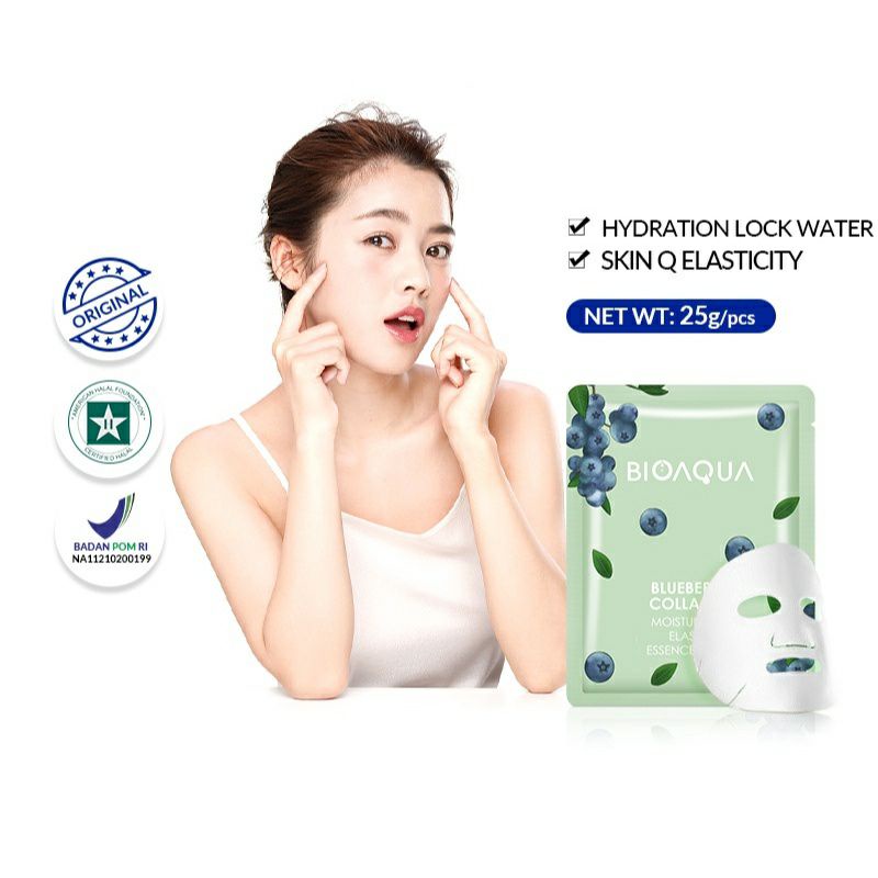 ~ PIYOSHI08 ~ BIOAQUA Sheet Mask Hydrating Essence Face Mask Brightening Moisturizing Skin Care Anti Aging Masker Wajah PC40