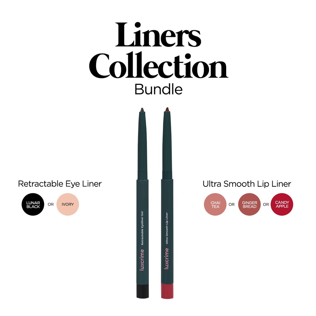 Jual [BUNDLE] Luxcrime Ultra Smooth Lip Liner + Luxcrime Retractable