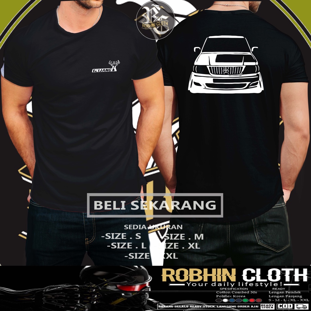 Kaos Mobil Toyota Kijang Kapsul LGX Stance v2 Baju Otomotif