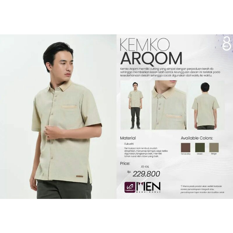 KEMKO ARQOM RABBANI - KEMEJA KOKO ARQOM RABBANI - KEMKO RABBANI- BAJU KOKO RABBANI