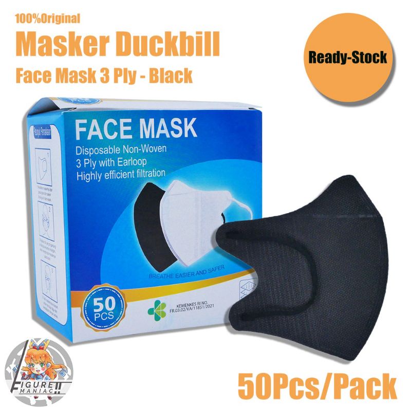 Masker duckbil Alkindo 4ply 50pcs