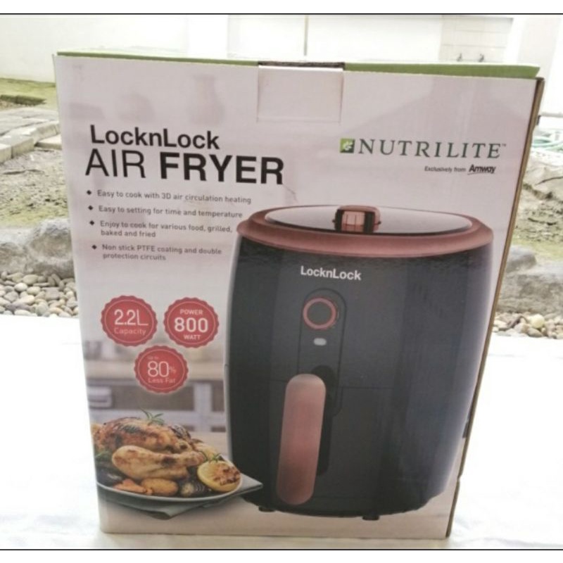 Lock N Lock Air Fryer Rose Gold Series - Penggorengan Tanpa Minyak
