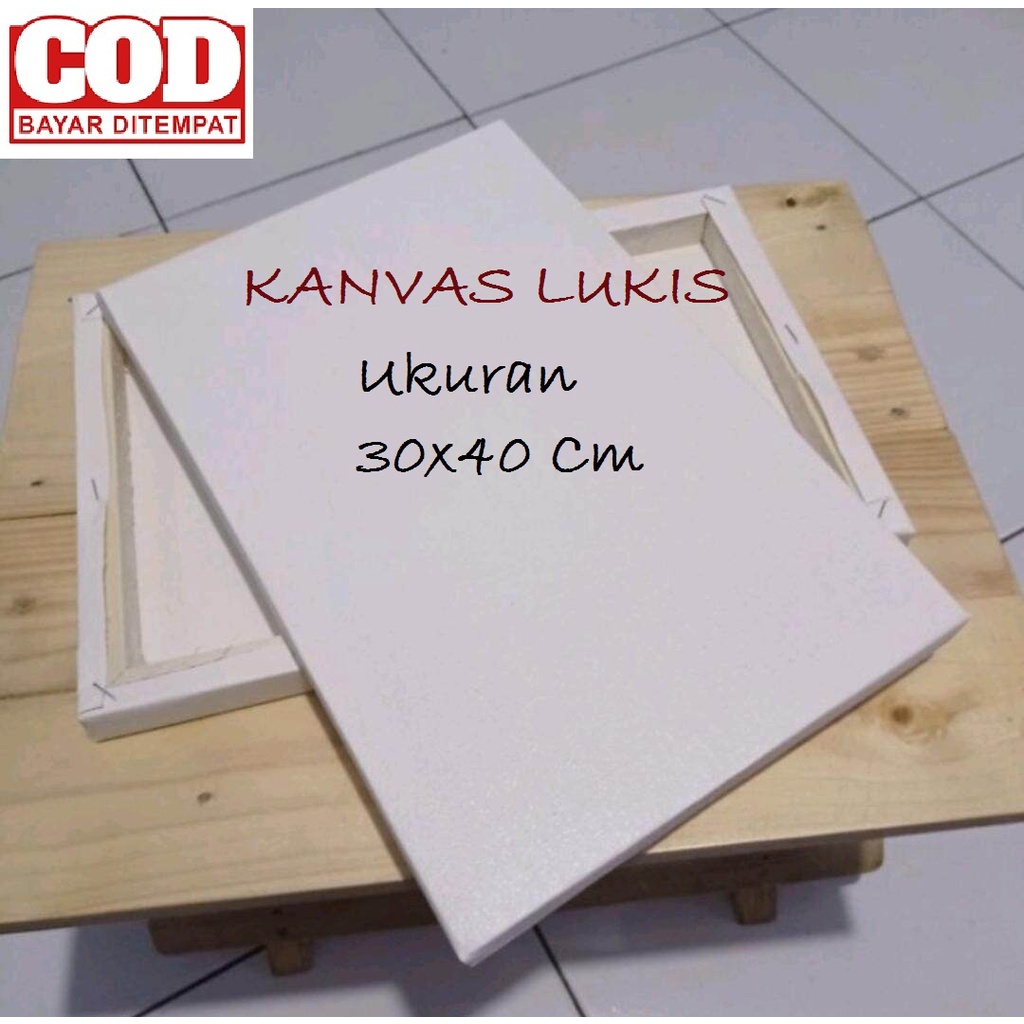 

KANVAS LUKIS MURAH UKURAN 30x40CM UNTUK PEMULA MAUPUN PROFESIONAL