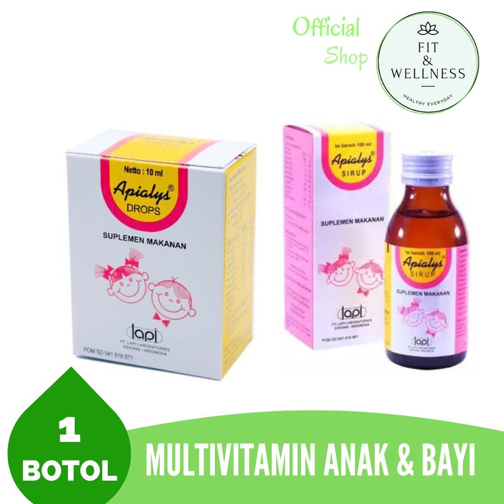 Apialys Sirup Multivitamin Anak dan Bayi