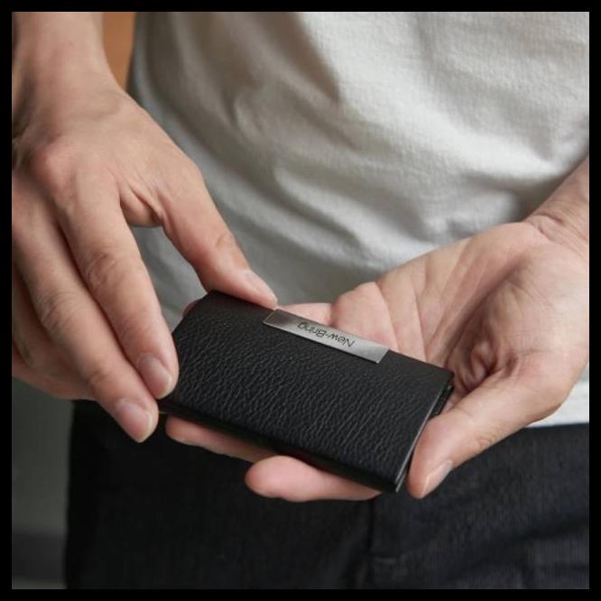 

Tempat Kartu Nama Kulit Leather / Dompet Kotak Name Card Holder Nc06K