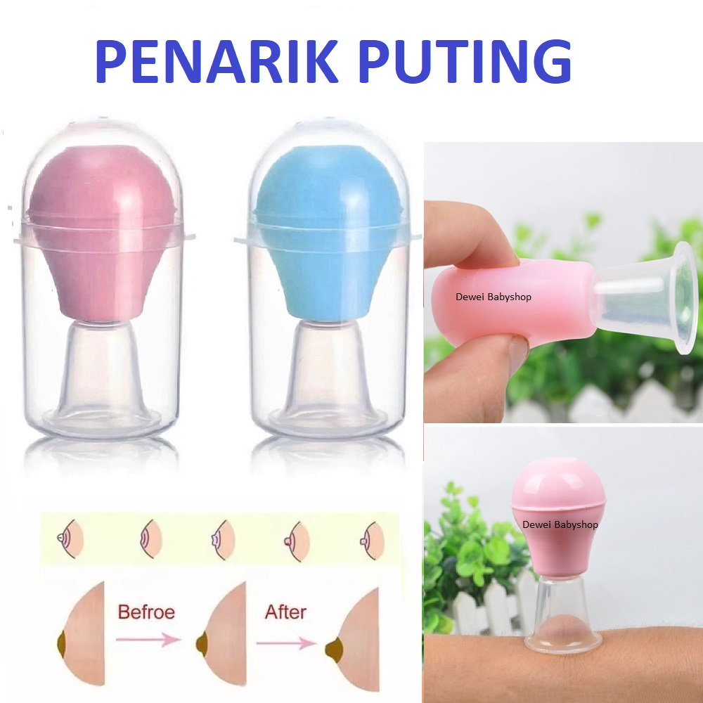 Penarik Puting Payudara ( Penyedot / Pengisap / Menarik / Hisap / Nipple Puller / Kado Lahiran / Hadiah Melahirkan / Perlengkapan Menyusui / Newborn / New Born-Gift )