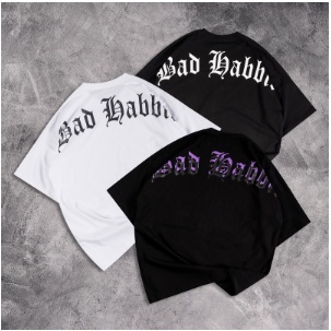 Baju Kaos pria wanita // Tshirt Oversized Distro Motif Good Attitude Good Vibes